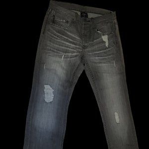 Genetic Denim The Maverick Straight Leg Jeans in Gray - Size 30